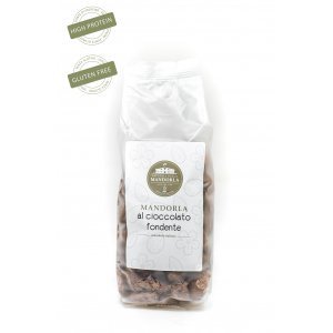 Mandorle di Toritto al Cioccolato Fondente - Busta 200g