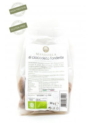 Mandorla al fondente - Busta gr. 80