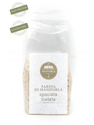 Farina di mandorla sgusciata tostata - Busta gr. 125