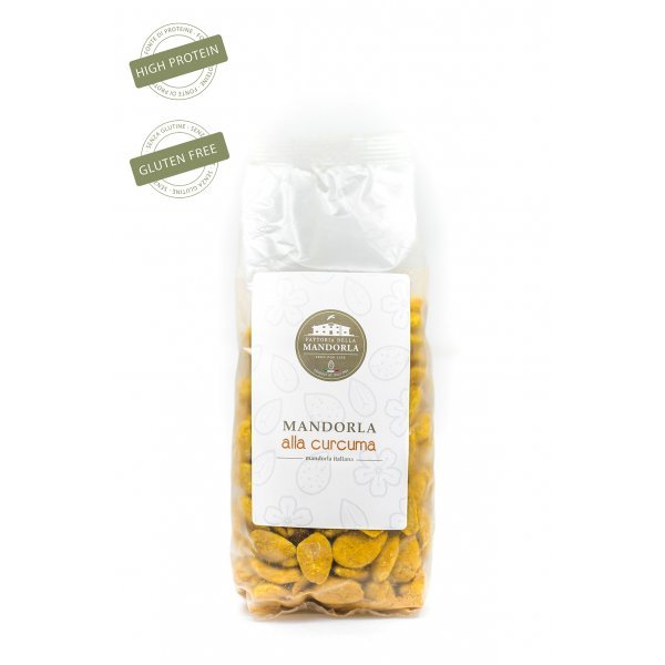 Mandorle di Toritto alla Curcuma - Busta 200g