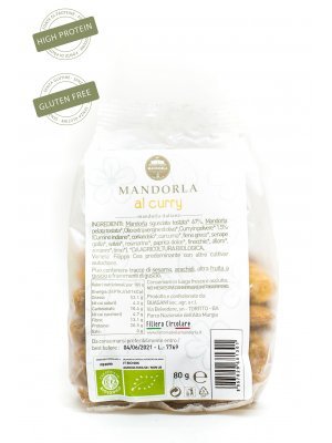 Mandorla al curry - Busta gr. 80