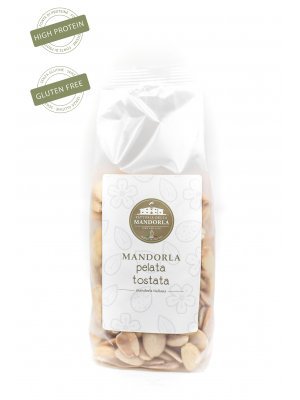 Mandorle pelate e tostate - Busta 200g