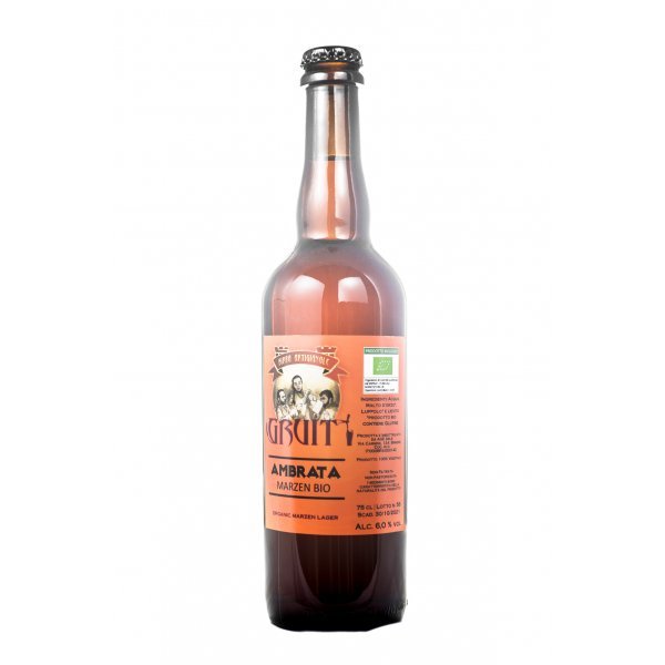 Birra Artigianale Bio Gruit Ambrata Marzen 75 cl