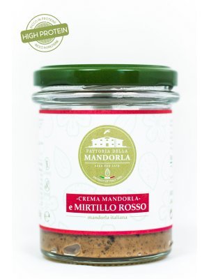 Crema di Mandorla e Mirtillo Rosso 150 g