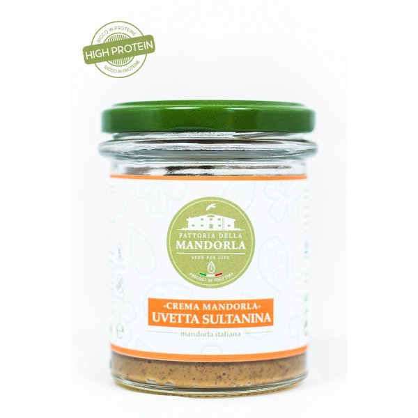 Crema di Mandorla e Uvetta Sultanina 150 g