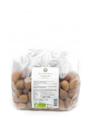 Mandorle in guscio - Busta 500g