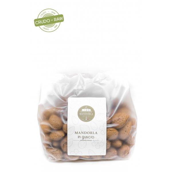 Mandorle in guscio - Busta 500g