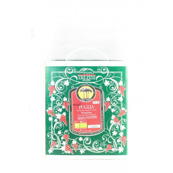 Vino Bag in Box 3 lt Primitivo Puglia Bio 2019
