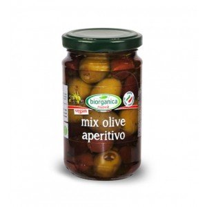 Mix olive aperitivo con olio extravergine di oliva Biorganica Nuova 280 g