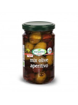 Mix olive aperitivo con olio extravergine di oliva Biorganica Nuova 280 g