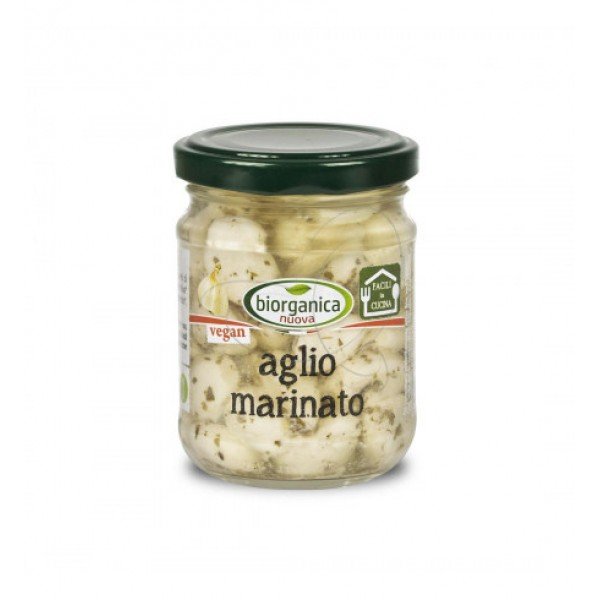 Aglio marinato sott'olio Biorganica Nuova 190 g