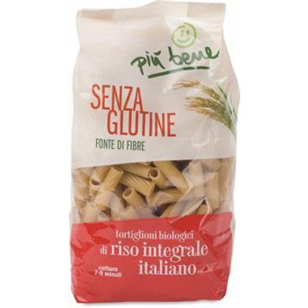 Tortiglioni di riso integrale senza glutine Più Bene 340 g