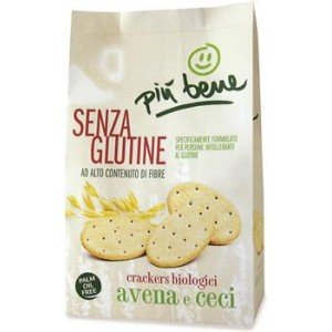 Crackers senza glutine di avena e ceci Più Bene 150 g