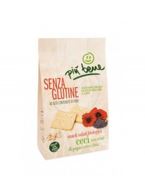 Snack di ceci con semi di papavero e chia Più Bene 150 g
