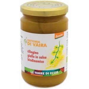 Pomodorino ciliegino giallo Demeter in salsa Fattoria di Vaira 290 g