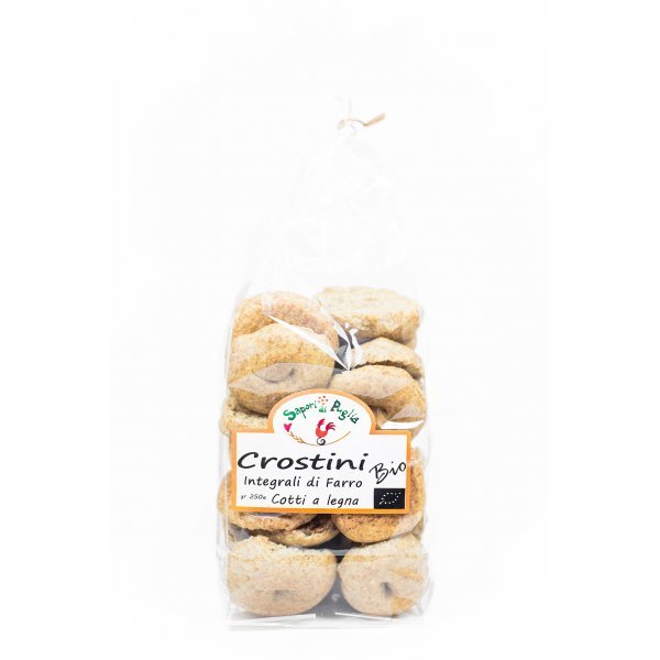 Crostini integrali di farro Sapori di Puglia 250 g