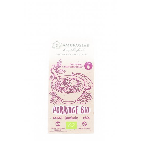 Porridge Cacao e Chia Senza Glutine Ambrosiae 250 g