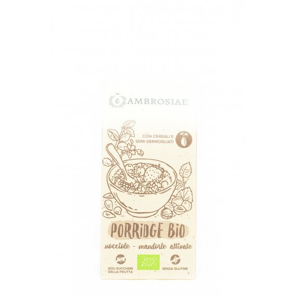 Porridge Nocciole e Mandorle Ambrosiae 250 g