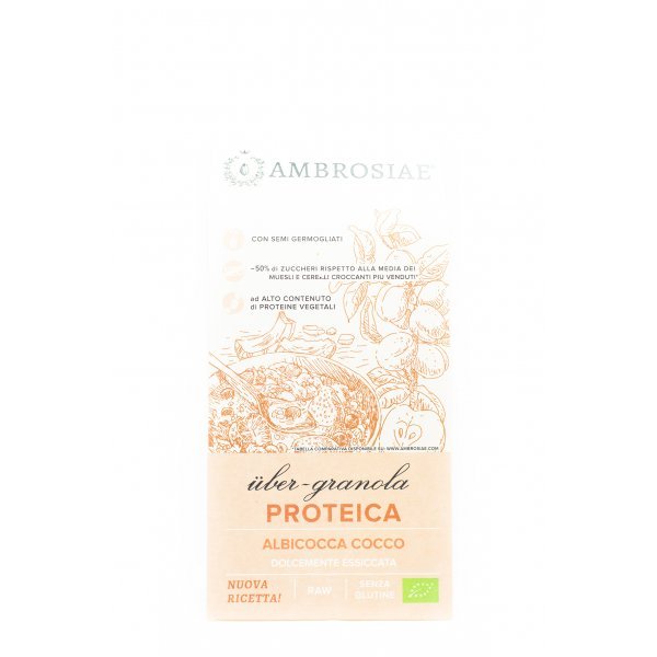 Uber Granola Proteica Albicocca Cocco Ambrosiae 250 g