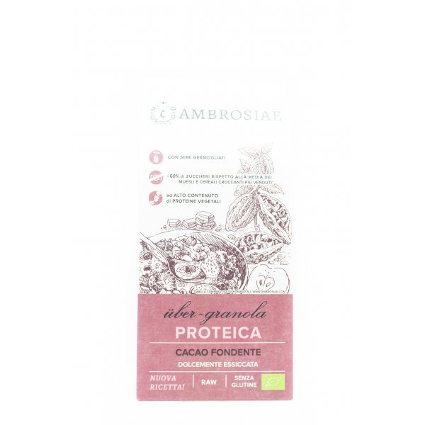Uber Granola Proteica Cacao Fondente Ambrosiae 250 g