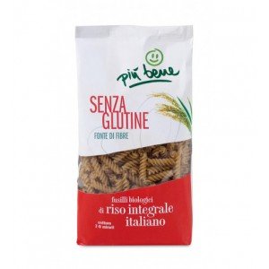 Fusilli di riso integrale senza glutine Più Bene 340 g