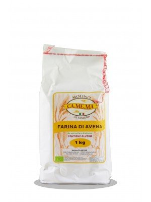 Farina di Avena Bio 1kg Molino CaMeMa