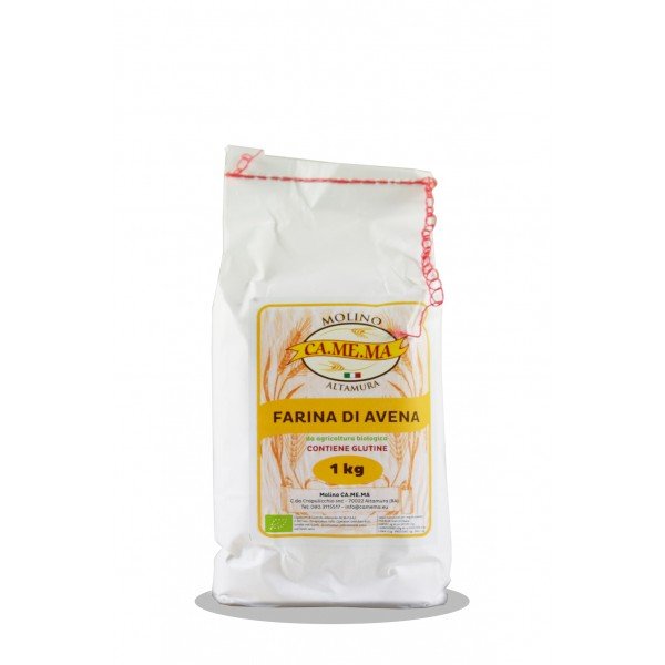 Farina di Avena Bio 1kg Molino CaMeMa