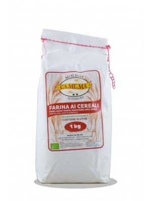 Farina ai Cereali Bio con Semi 1kg Molino CaMeMa