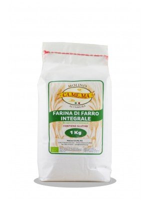 Farina di Farro Integrale Bio 1kg Molino CaMeMa