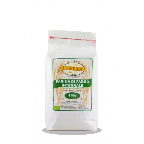 Farina di Farro Integrale Bio 1kg Molino CaMeMa