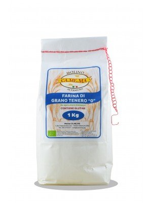 Farina di Grano Tenero "0" Bio 1kg Molino CaMeMa
