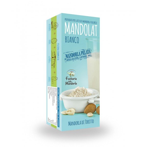 Latte solubile da mandorla pelata 5 litri - Scatola 400g
