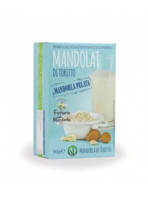 Latte solubile 100%  (da mandorla pelata) - Scatola gr. 80 per 1 L.