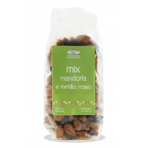 Mix Mandorle Sgusciate e Mirtillo Rosso - Busta 200g