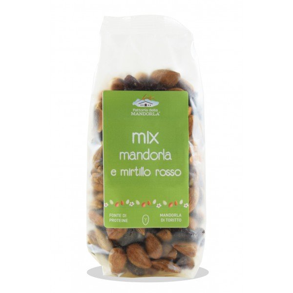 Mix Mandorle Sgusciate e Mirtillo Rosso - Busta 200g