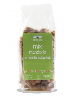 Mix Mandorle Sgusciate e Uvetta Sultanina - Busta 200g