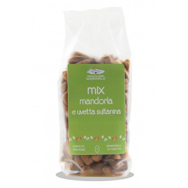 Mix Mandorle Sgusciate e Uvetta Sultanina - Busta 200g