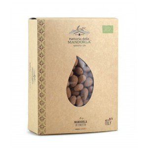 Mandorle di Toritto al Cioccolato Fondente - Scatola kg. 1