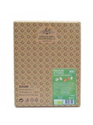 Mandorle di Toritto al Cioccolato Fondente con granella - Scatola 1kg