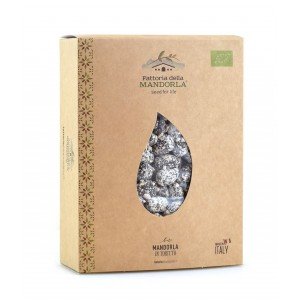 Mandorle di Toritto al Cioccolato Fondente con granella - Scatola 1kg