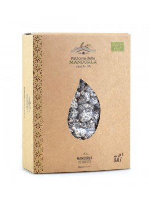 Mandorle di Toritto al Cioccolato Fondente con granella - Scatola 1kg