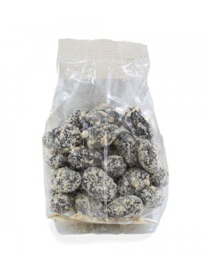 Mandorla al fondente con granella - Busta gr. 80