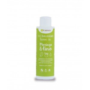 Balsamo leave in Moringa & lino (anti crespo) 150 ml La Saponaria