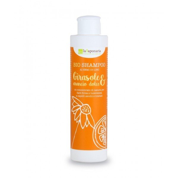 Shampoo girasole e arancio dolce (capelli normali-secchi) 200 ml La Saponaria