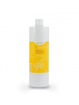 Shampoo liquido salvia e limone (capelli grassi) 1 Lt La Saponaria