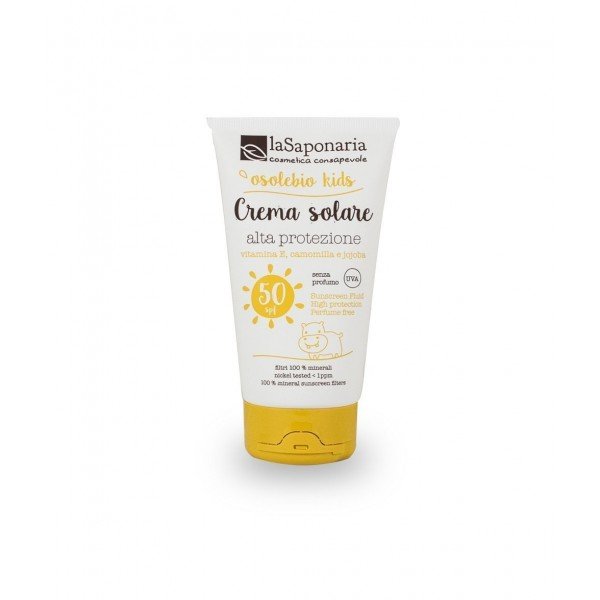 Crema solare alta protezione SPF50 125 ml La Saponaria