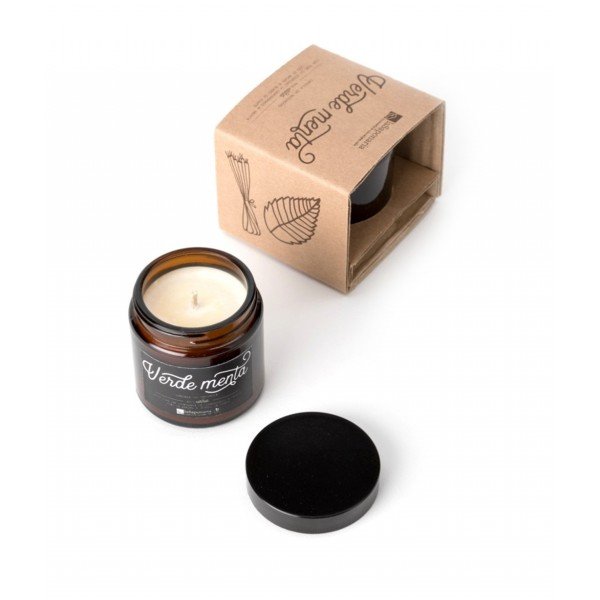 Candela da massaggio Verde Menta 100 g La Saponaria
