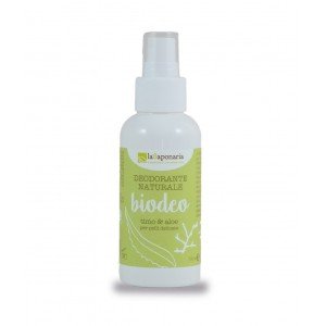 Biodeo timo ed aloe (senza sali di alluminio e alcool) 100 ml La Saponaria