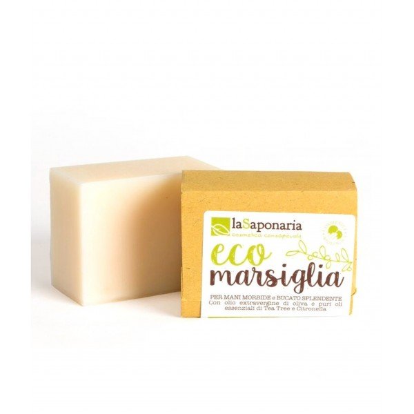 Eco Marsiglia bucato a mano antibatterico 200 g La Saponaria